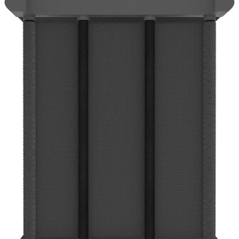 Kast met 9 vakken met boxen 103x30x107,5 cm stof grijs 5