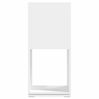 Draaikast 34,5x34,5x75,5 cm spaanplaat wit 4