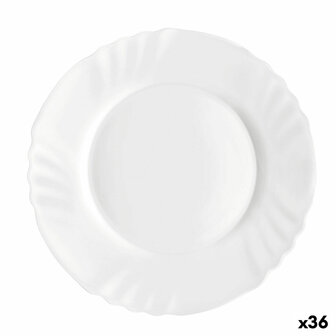 Dessertbord Bormioli Rocco Ebro Wit Glas 20 cm (36 Stuks) 1