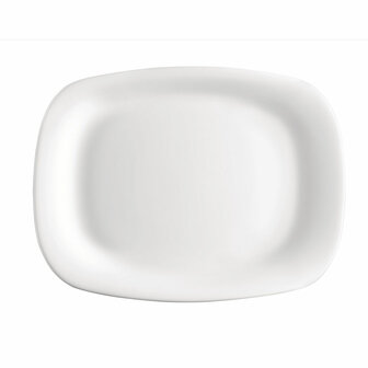 Serveerschaal Bormioli Rocco Parma Rechthoekig Wit Glas 20 x 28 cm (24 Stuks) 2