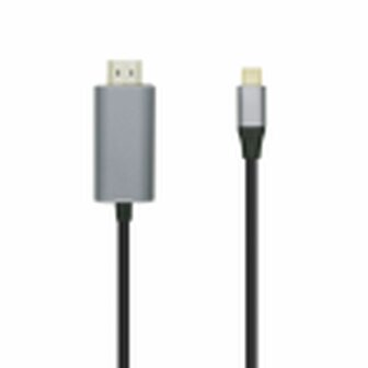 Kabel USB-C naar HDMI Aisens A109-0393 Zwart 1,8 m 4K Ultra HD 2