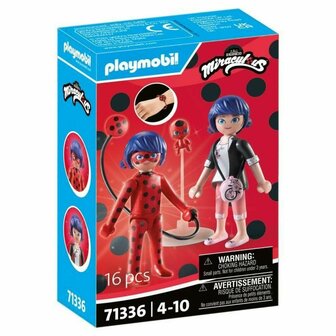 Playset Playmobil 71336 Miraculous: Marinette &amp; Ladybug 16 Onderdelen 1
