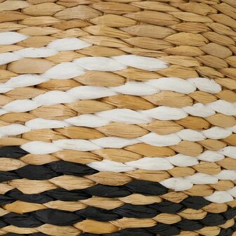 Mandenset Wit Zwart Natuurlijk Papier Vezel (2 Stuks) 2