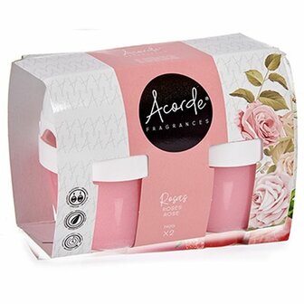 Luchtverfrisserset Acorde 1165-ROSE Rozen Gel (24 Stuks) 3