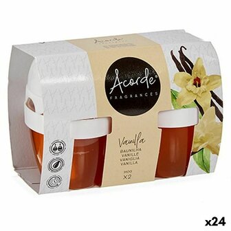 Luchtverfrisserset Acorde 1165-VAINILLA Vanille Gel (24 Stuks) 1