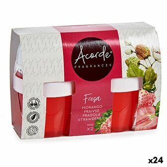 Luchtverfrisserset Acorde 1165-FRESA Aardbei Gel (24 Stuks) 1