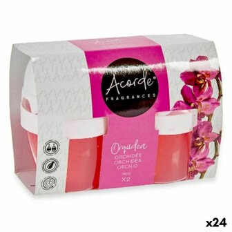 Luchtverfrisserset Acorde 1165-ORQUDIA Orchidee Gel (24 Stuks) 1