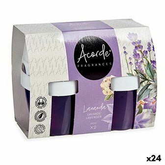 Luchtverfrisserset Acorde 1165-LAVANDA Lavendel Gel (24 Stuks) 1