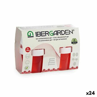 Luchtverfrisserset Ibergarden 11001 Geranium Gel (24 Stuks) 1