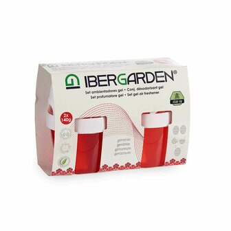 Luchtverfrisserset Ibergarden 11001 Geranium Gel (24 Stuks) 2