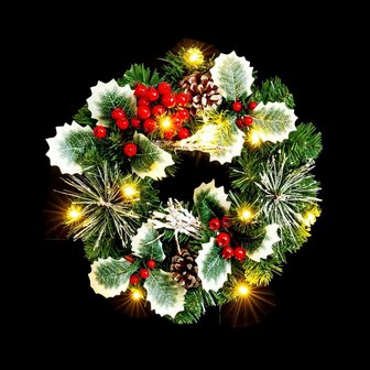 Kerstkroon PVC Multicolour 30 x 30 x 10 cm 5