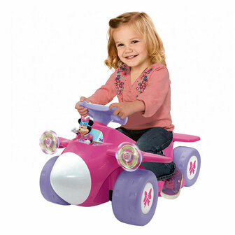 Elektrische Kinderauto Minnie Mouse Batterij Vliegtuigje 6 V 4