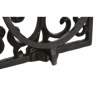 Wandsteun voor hangende bloempotten Home ESPRIT Donkerbruin Ijzer 18 x 17,5 x 18 cm 4