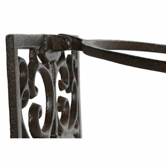 Wandsteun voor hangende bloempotten Home ESPRIT Donkerbruin Ijzer 18 x 17,5 x 18 cm 7