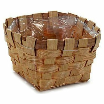 Bloempot Ibergarden Bruin Riet 18 x 9,5 x 18 cm 1
