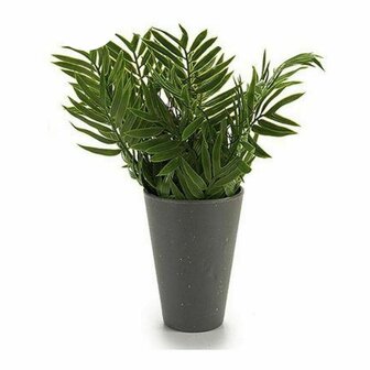 Bloempot Ibergarden Groen Plastic 13 x 25 x 13 cm 2