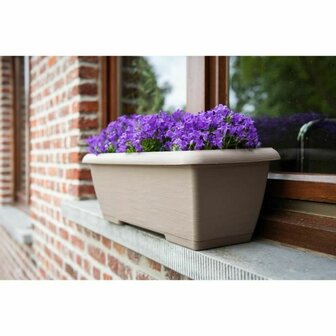 Bloempot Garden ID Teramo Grijs Taupe 60 cm 3