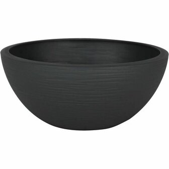 Bloempot EDA   Zwart Antraciet &Oslash; 25 cm 1