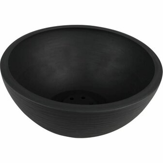 Bloempot EDA   Zwart Antraciet &Oslash; 25 cm 2