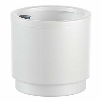 Zelfwaterende bloempot Plastiken Wit (&Oslash; 22 cm) 1