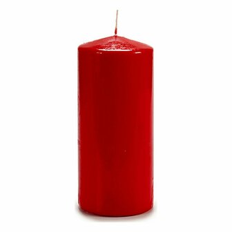 Kaars Acorde CY88200M Rood 9 x 20 x 9 cm (4 Stuks) 2