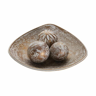 Tafeldecoratie Versa Bruin 31,5 x 9 x 31,5 cm 2