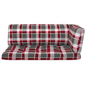 Tweezitsbank pallet met kussens zwart ge&iuml;mpregneerd grenenhout 5