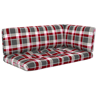 Tweezitsbank pallet met kussens honingbruin ge&iuml;mpregneerd hout 3