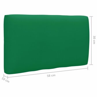 Tweezitsbank pallet met kussens ge&iuml;mpregneerd grenenhout 7