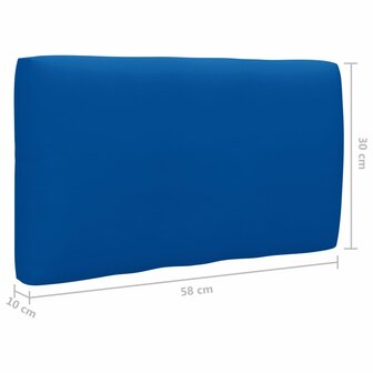 Tweezitsbank pallet met kussens ge&iuml;mpregneerd grenenhout 6