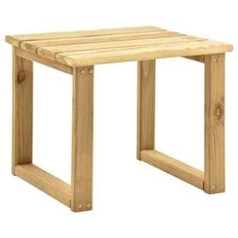 Bijzettafel voor ligbed 30x30x26 cm ge&iuml;mpregneerd grenenhout 1