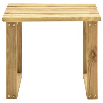 Bijzettafel voor ligbed 30x30x26 cm ge&iuml;mpregneerd grenenhout 2