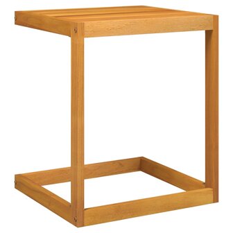 Bijzettafel C-vormig 42x40x50 cm massief acaciahout 6