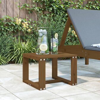 Tuinbijzettafel 40x38x28,5 cm massief grenenhout honingbruin 1