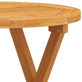 Bistrotafel &Oslash;46x47 cm massief acaciahout 5