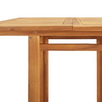 Bistrotafel 75x75x110 cm massief acaciahout 7