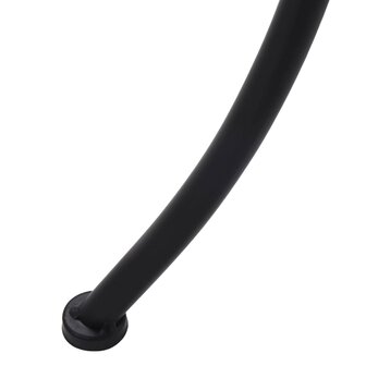 Bistrotafel moza&iuml;ek 60 cm keramiek zwart en wit 7