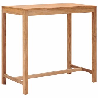 Tuinbartafel 110x60x105 cm massief teakhout 1