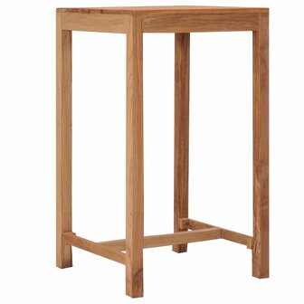 Tuinbartafel 60x60x105 cm massief teakhout 3