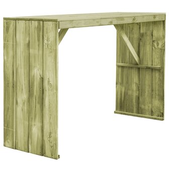 Bartafel 170x60x110 cm ge&iuml;mpregneerd grenenhout 1