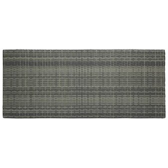 Tuinbartafel 140,5x60,5x110,5 cm poly rattan grijs 4