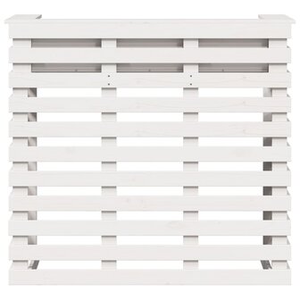 Tuinbartafel 113,5x50x103 cm massief grenenhout wit 4