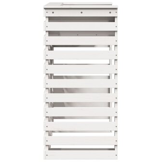 Tuinbartafel 113,5x50x103 cm massief grenenhout wit 5