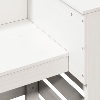 Tuinbartafel 113,5x50x103 cm massief grenenhout wit 7