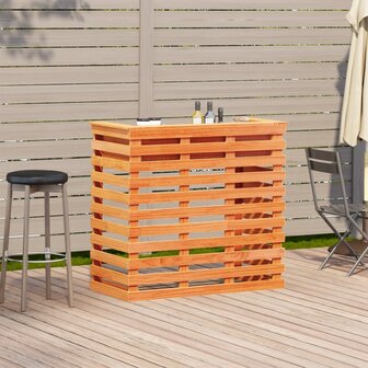 Tuinbartafel wasbruin 113,5x50x103 cm massief grenenhout 3