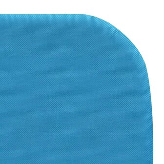 Ligbedden inklapbaar 2 st staal en stof blauw 7
