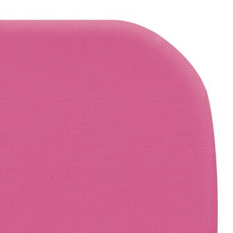 Ligbedden inklapbaar 2 st staal en stof roze 7