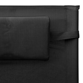 Ligbed textileen zwart en grijs 6