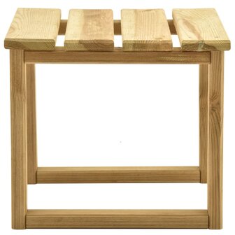 Ligbed met tafel ge&iuml;mpregneerd grenenhout 8