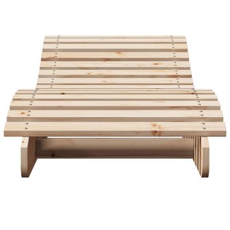 Ligbed 205x60x31,5 cm massief grenenhout 4